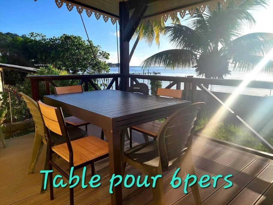Fare Miti En Bord De Mer Fare Tepua Lodge Uturoa Exterior foto